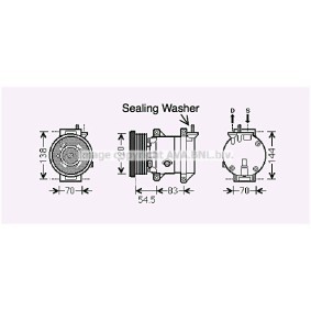 Acquista Compressore aria condizionata da PRASCO DWAK091 a buon mercato per soli 479,24 €