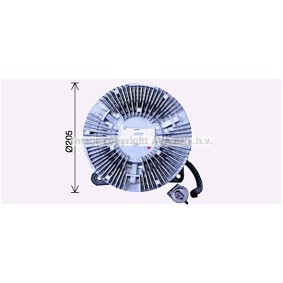 Kjøp Clutch, kjølevifte av PRASCO IVC144 til den lave prisen 15204,43 NOK