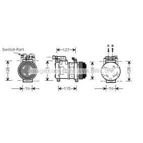 Acquista Compressore aria condizionata da PRASCO JRK058 a buon mercato per soli 1024,52 €