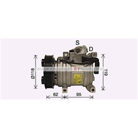Acquista Compressore aria condizionata da PRASCO KAK298 a buon mercato per soli 472,32 €