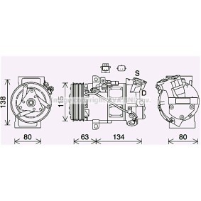 Acquista Compressore aria condizionata da PRASCO RTAK640 a buon mercato per soli 491,22 €