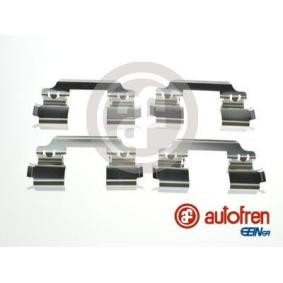 Zubehörsatz, Scheibenbremsbelag D42904A