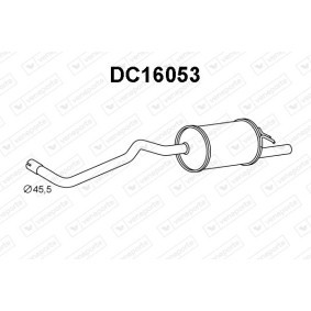 Endschalldämpfer DC16053 von VENEPORTE günstig für 88,19 € online kaufen