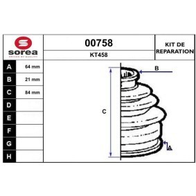 Köp Bälgsats, drivaxel av SNRA 00758 till det låga priset 111,75 kr
