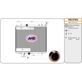 Achetez des Radiateur du moteur AHE 109.379/A à prix pour 112,33 €
