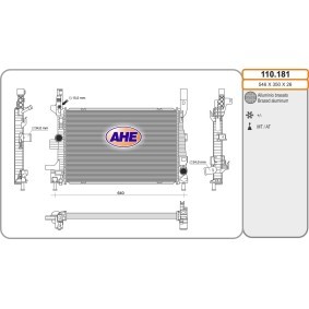 Acquista Radiatore motore da AHE 110.181 a buon mercato per soli 272,99 €