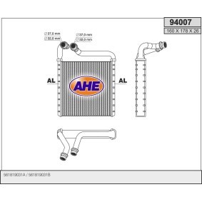 Acquista Scambiatore calore per riscaldamento abitacolo da AHE 94007 a buon mercato per soli 123,04 €