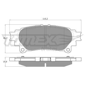 Köp Bromsbelägg av TOMEX brakes TX 18-40 till det låga priset 546,47 kr