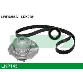 Achetez des Kit de distribution + pompe à eau LUCAS LKP143 à prix pour 56,34 €