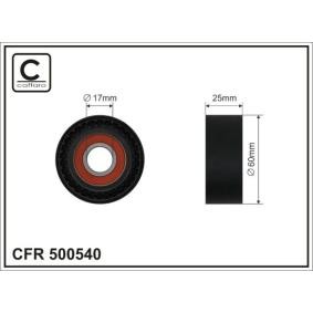 Compre Rolo tensor, correia trapezoidal estriada da CAFFARO 500540 a um preço baixo por 15,46 €
