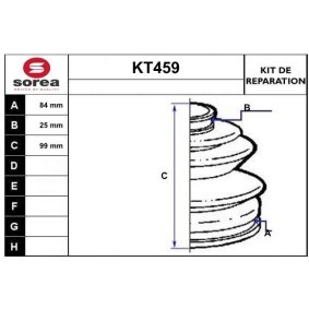 Köp Bälgsats, drivaxel av SERA KT459 till det låga priset 157,00 kr