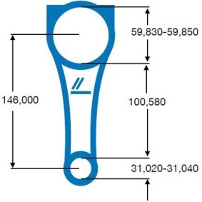 Köp Vevstake av IPSA CO006700 till det låga priset 1446,33 kr