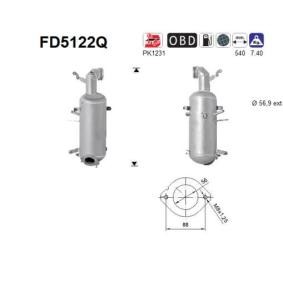 Partikelfilter (DPF) von AS FD5122Q