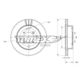 Bremsscheibe von TOMEX brakes