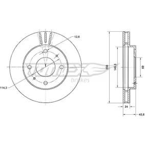 Bremsscheibe von TOMEX brakes