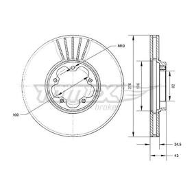 Bremsscheibe von TOMEX brakes