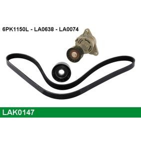 Achetez des Jeu de courroies trapézoïdales à nervures LUCAS LAK0147 à prix pour 96,91 €
