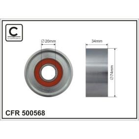 Compre Rolo tensor, correia trapezoidal estriada da CAFFARO 500568 a um preço baixo por 24,74 €