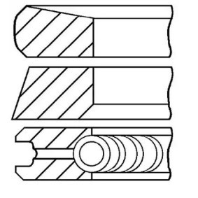 Comprar Juego de aros de pistón de GOETZE ENGINE 08-422000-00 a bajo precio de 29,40 €