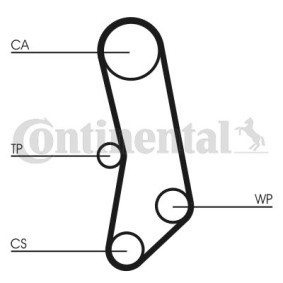 Achetez des Kit de distribution + pompe à eau CONTITECH CT503WP1 à prix pour 73,07 €