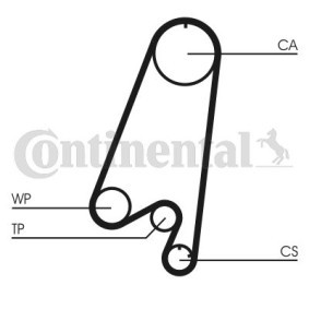 Achetez des Kit de distribution + pompe à eau CONTITECH CT910WP1 à prix pour 100,43 €