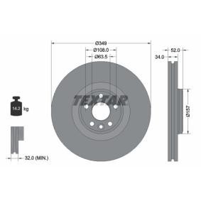 Comprar Disco de freno de TEXTAR 92301805 a bajo precio de 109,98 €
