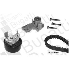 Achetez des Kit de distribution + pompe à eau BUGATTI KBU10107A à prix pour 93,57 €
