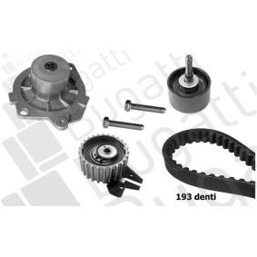 Achetez des Kit de distribution + pompe à eau BUGATTI KBU5013B à prix pour 131,54 €