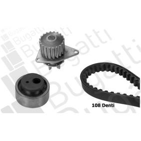Achetez des Kit de distribution + pompe à eau BUGATTI KBU5504B à prix pour 62,64 €