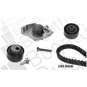 Achetez des Kit de distribution + pompe à eau BUGATTI KBU7409D à prix pour 129,26 €
