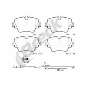 Acquista Kit pastiglie freni da BRECK 25617 00 701 00 a buon mercato per soli 67,88 €