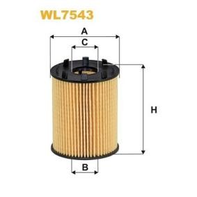 Achetez des Filtre à huile WIX FILTERS WL7543 à prix pour 43,18 €