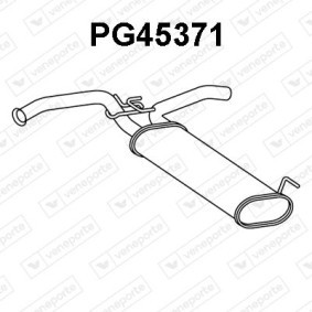 Endschalldämpfer PG45371 von VENEPORTE günstig für 117,67 € online kaufen