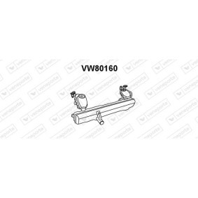 Köp Främre ljuddämpare av VENEPORTE VW80821 till det låga priset 1382,38 kr