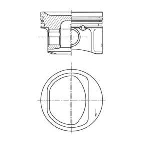 Achetez des Piston KOLBENSCHMIDT 41754610 à prix pour 84,75 €