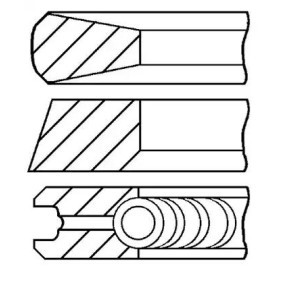 Achetez des Jeu de segments de pistons GOETZE ENGINE 08-785400-00 à prix pour 28,92 €