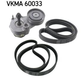 Achetez des Jeu de courroies trapézoïdales à nervures SKF VKMA 60033 à prix pour 85,16 €