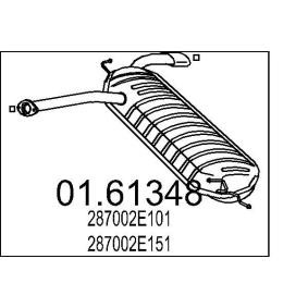 Endschalldämpfer 01.61348 HYUNDAI TUCSON von MTS