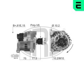 Køb Generator af ERA 210012A til den lave pris 1617,16 DKK