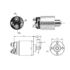 Magnetschalter, Anlasser ZM1961 FORD C-MAX von ERA