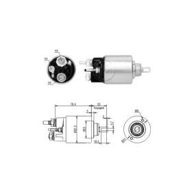 Magnetschalter, Anlasser ZM6271 DACIA DUSTER von ERA