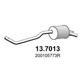 Endschalldämpfer 13.7013 von ASSO günstig für 179,66 € online kaufen