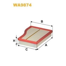 Luftfilter WA9874 von WIX FILTERS günstig für 55,77 € online kaufen