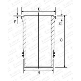 Köp Cylinderfoder av GOETZE ENGINE 14-451030-00 till det låga priset 1094,21 kr