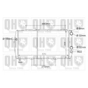 Achetez des Radiateur du moteur QUINTON HAZELL QER1003 à prix pour 109,34 €