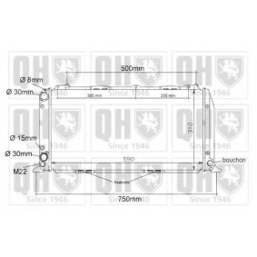 Achetez des Radiateur du moteur QUINTON HAZELL QER1010 à prix pour 83,16 €