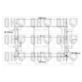 Achetez des Radiateur du moteur QUINTON HAZELL QER1104 à prix pour 124,92 €