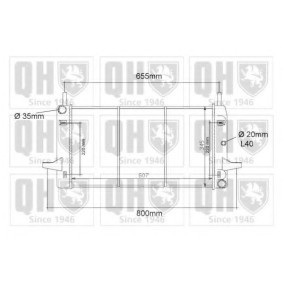 Acquista Radiatore motore da QUINTON HAZELL QER1114 a buon mercato per soli 176,57 €