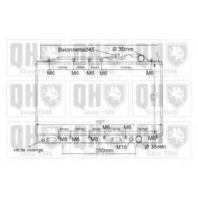Achetez des Radiateur du moteur QUINTON HAZELL QER1202 à prix pour 285,25 €