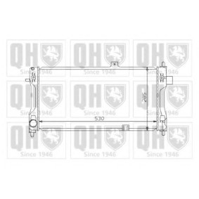 Achetez des Radiateur du moteur QUINTON HAZELL QER1241 à prix pour 83,16 €